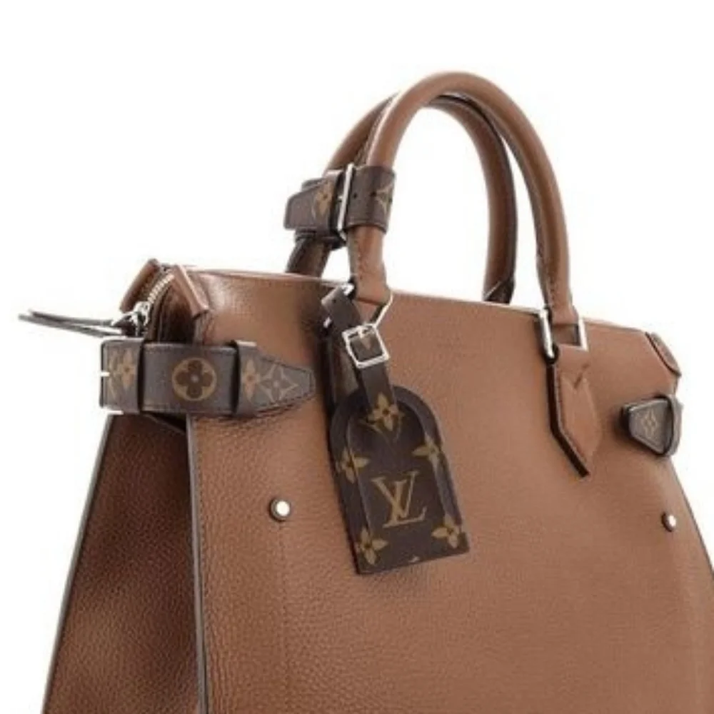 MSRP$4500 Rare! NEW Louis Vuitton North South Tote Taurillon Leather Monogram - Picture 8 of 16
